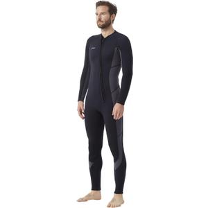 Hevto Wetsuits Men 3/2mm Neoprene Front Zip Shorty Full Wet Suit in Cold Water for Swimming Surfing Diving Keep Warm