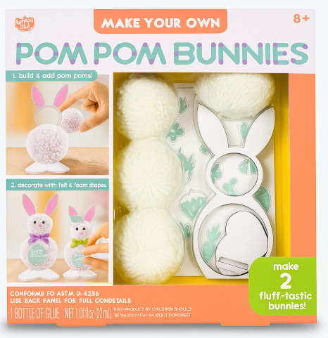 Anker Make Your Own Pom, Pom, Bunnies Kit