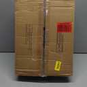 IBUYKE 10.2” H Small Foot Stool Ottoman, Rectangle PU Faux Leather Foot Rest with Padded Seat and Wood Legs, Modern Accent Ottoman Foot Rest for Living Room Bedroom Couch Office, Grey WBD013G