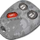 Dorman 13618GYC Keyless Remote Case Compatible with Select Models, Gray Digital Camouflage