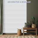 Large Cork Board Alternative 48" X 36" Bulletin Board - 12 Pack Removable Felt Wall Tiles, Cork Wall Tiles Bulletin Board Home Office Essentials - Warm White