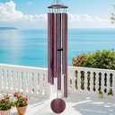 66" Wind Chimes for Outside Deep Tone - 6 Thicken Tubes Large Wind Chimes for Outdoor, Gifts for Mothers Day, Women, Mom, Grandma, Sympathy, Big Windchimes for Garden and Patio(Bronze)