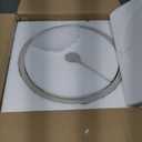 OAKOA Concrete Fruit Bowl for Kitchen Counter - Large Decorative Bowls for Home Decor - Modern Key Bowl for Entryway Table - Pedestal Bowl for Keys (Gray)