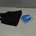 Vasectomy Support Underwear for Men, Briefs with 2 Ice Packs for Testicular Support and Pain Relief (Large, Black)