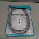 26FT 60W USB C to USB C Right Angle Fast Charging Cable,Long Cord Nylon Braided, Type C Charger Cord for,Apple-iphone 15,Sam-sung GalaxyS24 S23 S22 A15,iPad Pro/Air,Pixel 5/4 XL,One-Plus 8T,PS5 (Grey)