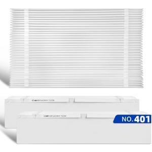 3 Pack 401 Replacement Filter Compatible with AprilAire 2400, Space-Gard 2400 Whole-House Air Purifier, MERV-10 Furnace Filter, 16x25x6 Air Filter