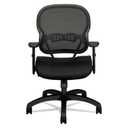 HON Basyx Wave HVL712 Mid-Back Mesh Task Chair, Black