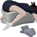 Multi Functional Pillow, Ergonomic Body Support Pillow, Using Breathable Memory Foam, Fully Supports All Postures (Grey)
