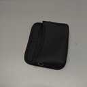 JEYODA Car Seat Side Storage Pocket, Small Organizer,PU Leather Multifunctional Console Side Organizer Bag for Phone, keys, sunglass,wallet,ect (Black)