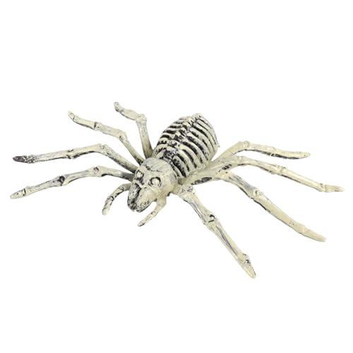 Needzo Halloween Skeleton Spider Decoration, Creepy Haunted House Prop, Party Tabletop Decor, 10 Inches,Set Of 4