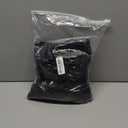 Ficerd 3 Pack Men's Waffle Long Sleeve Shirts, Crew Neck Thermal Underwear Tops Casual Pullover Sweaters Knit Undershirts (Large, Black, White, Gray)