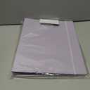 Hardcover 3 Ring 1 Inch Leather Binder, Letter Size Dividers With Tabs, PVC Zipper Pouch, Professional Organizer, Faux Lavender Purple Leather