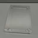 HELPLEX Acrylic Frames, 2 Pack 6x8, 24mm Thick, Frameless, Magnetic, Free Standing