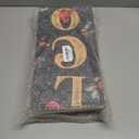 Double-sided Welcome to Our Home Wooden Sign Stand with Magnetic-adhesive Wreath for Front Door, 47" Vertical Farmhouse Welcome Porch Sign, 2in1 Large Tall Porch Leaner Decor for Outdoor Patio Garden (Black Frame)