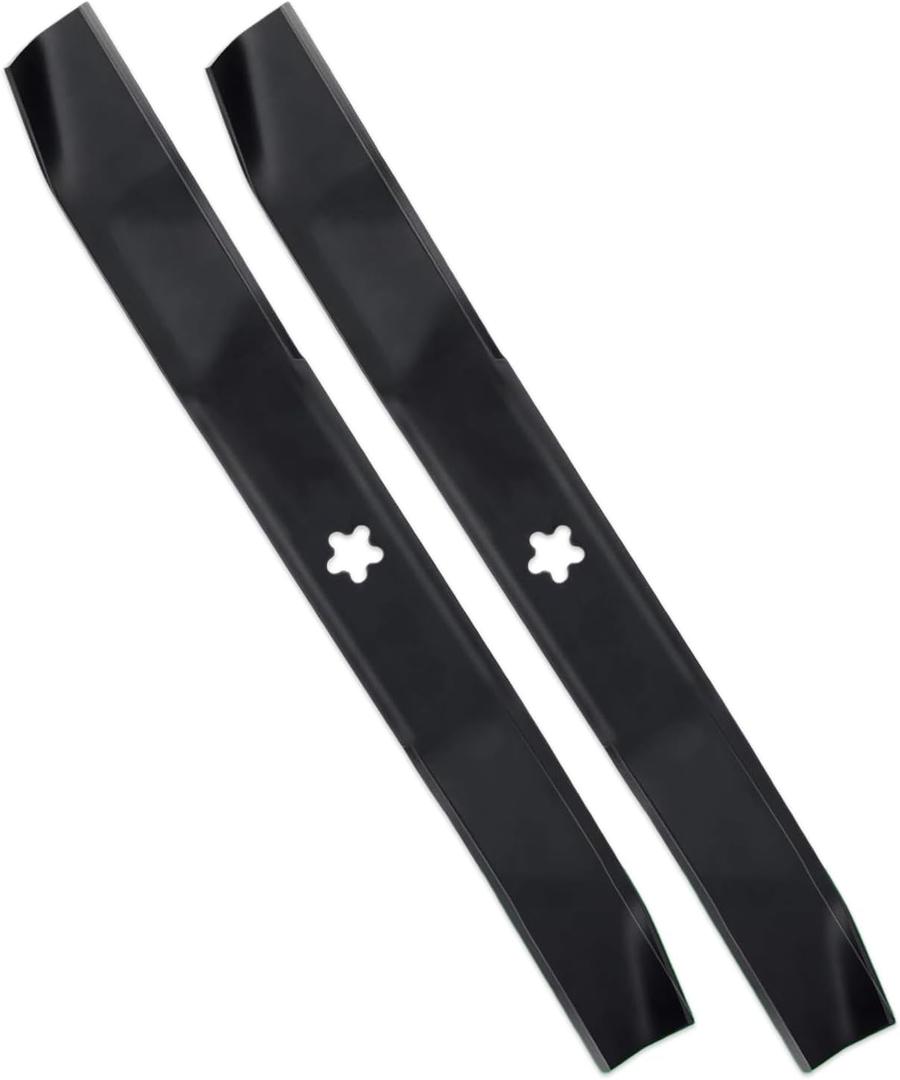 134149 Mulching Blades for Craftsman 42 inch Mower Blade LT2000 LT1000 YS4500 Replace 422719 532134149 Husqvarna Poulan Pro 42'' Deck Riding Lawn Mower 5 Point Star (2 Pack)