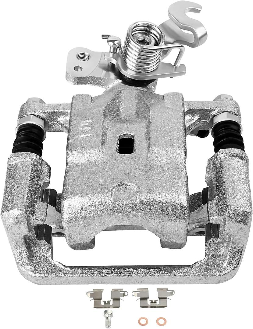 SCITOO Rear Left Brake Caliper With Bracket 18B5002 Compatible For Ford For Fusion 2006-2012 For Lincoln MKZ 2007-2012 For Lincoln Zephyr 2006 For Mazda 6 2006-2013 For Mercury Milan 2006-2011