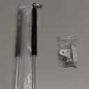 Gas Struts 16 Inch 75lb Gas Spring Shocks for Heavy Lid, RV Bed Lift Toolbox RV Bed Lift Support for Bench Trash Bin Outdoor Bench Storage with L-Type Bracket (75lb, 16inch)