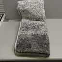 OLANLY Bathroom Runner Rugs 59x24, Extra Soft Absorbent Microfiber Bath Rugs, Rubber Backing, Quick Dry, Machine Washable Bath Mats for Bathroom Floor, Tub and Shower, Home Decor Accessories, Black