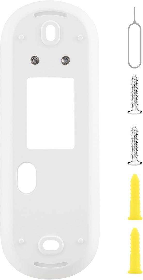 LEFXMOPHY Backplate for Arlo Video Doorbell 2K 2nd Generation Back Plate Replacement Part Screw Mounting Holder Mount Accessory