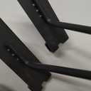 Polmart Heavy Duty 6" Gridwall/Grid Panel Double-Bar Hooks with Price Tag Holders, Black (6-inch, 50-Pack)