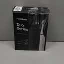 Aquasonic Duo - Dual Handle Ultra Whitening 40,000 VPM Wireless Charging Electric ToothBrushes - 3 Modes with Smart Timers - 10 Dupont Brush Heads & 2 Travel Cases Included