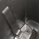 simplehuman 50 Liter / 13 Gallon Semi-Round Kitchen Step Trash Can with Secure Slide Lock, Black Plastic