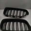 DEKEWEI ABS F30 Grill, Front Kidney Grille for 20122018 BMW 3 Series F30 F31 (Double Slats Matte Black Grills, 2pcs)