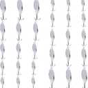 30pcs Fishing Lures Fishing Spoons, Trout Lures Bass Lures Hard Metal Spinner Baits for Salmon Bass Trout