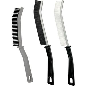 Crevice Cleaning Brush, Hard-Bristled Gap Scrub Brush, Toilet Gap Cleaning Brush Tool, for Scrub Small Spaces, Kitchen, Bathroom, Corner, Grout, Sink, Window Tracks, Hinges, 3pcs