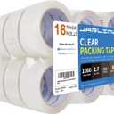 JARLINK Clear Packing Tape (18 Rolls), Heavy Duty Packaging Tape for Shipping Packaging Moving Sealing, 2.7mil Thick, 1.88 inches Wide, 60 Yards Per Roll, 1080 Total Yards