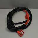 A12300HP Battery Cable Heavy Duty & Heat Resistant Positive Battery Cables with Terminal 2/0 Gauge 10.75 Inch Starter Cable Replacement for Ford ( 93-97 ) F250/F350 Super Duty 7.3L Power stroke Diesel