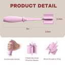 Meat Chopper, Hamburger Grinder, Premium Heat Resistant Smasher for Ground Beef, Burger Grinder Nylon Potato Mix Tool-Pink (1 Pack)