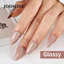 10 x JODSONE 16.5ml Dark Flesh color Soak Off Gel Nail Polish Professional U V Cured Nail Lacquer for Salon Quality Manicures at Home Long Lasting Chip Resistant Nail Art Polish