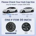 Model Y Wheel Covers 20 inch Juniper Helix 2.0 2025 2026,1PCS
