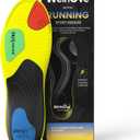 Welnove Running Insoles - Performance Arch Support Inserts for Men & Women, Help Reduce Fatigue, Prevent Injuries & Relieve Heel Pain. Extra Shock Absorption (10-13 Men / 12-14 Women) (Yellow)