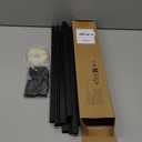 Delamu 157in Cord Covers for Wires on Wall, Cord Hider for 1 Cord, Paintable Cable Hider, Cable Management Wire Covers for Cords,W0.55 H0.4in, Black