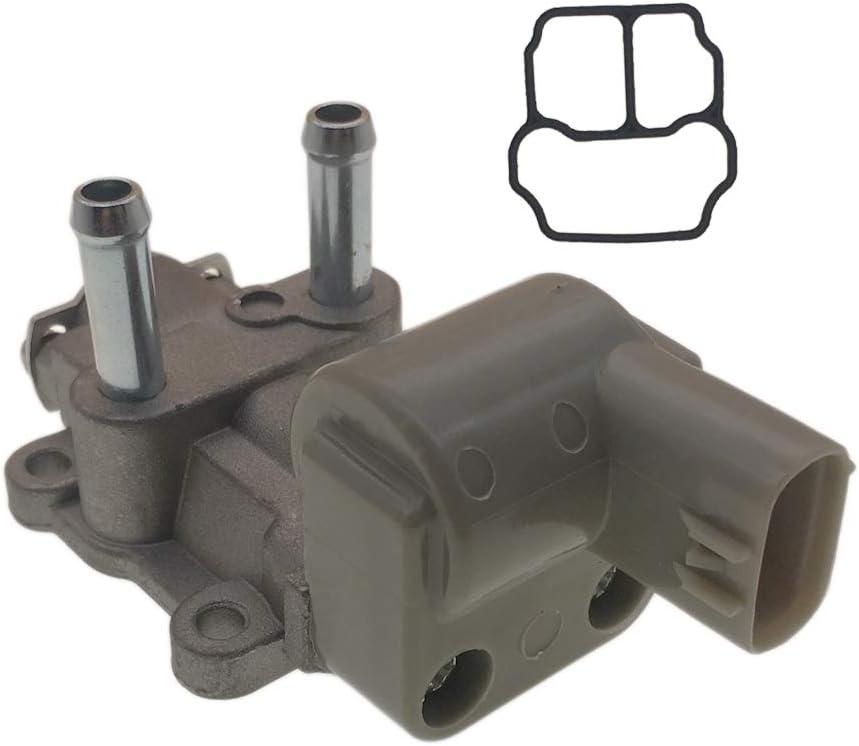 YCT IACV IAC Idle Air Control Valve AC186 16022P2EA51 Fits Honda Civic CX DX EX HX LX GX 1996-2000 Acura EL 1997-2000 1.6L SOHC With Gasket