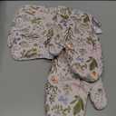 Vintage Wildflower Herbs Floral Rustic Butterfly Oven Mitts and Pot Holders Sets Silicone Kitchen Mitts Potholders Heat Resistant 4Pcs Oven Gloves Hot Pads for Kitchen Baking Cooking