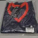 SENFURE Women Long Sleeve V Neck Tops Slim Fitted T Shirt for Women Ruffle Sleeve Tunic Blouse Fall Winter Sweatshirt Navy S