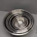 FineDine Stainless Steel Mixing Bowls Set, Dishwasher Safe, Up To 8 Quart Metal Mixing Bowls For Kitchen, Nesting, Large, Small, Big Food Prep, Cooking, Baking (6 Pack)