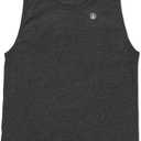 Volcom Unisex Adult Solid Heather Tank T-Shirt, Dark Black Heather - New, X-Large US