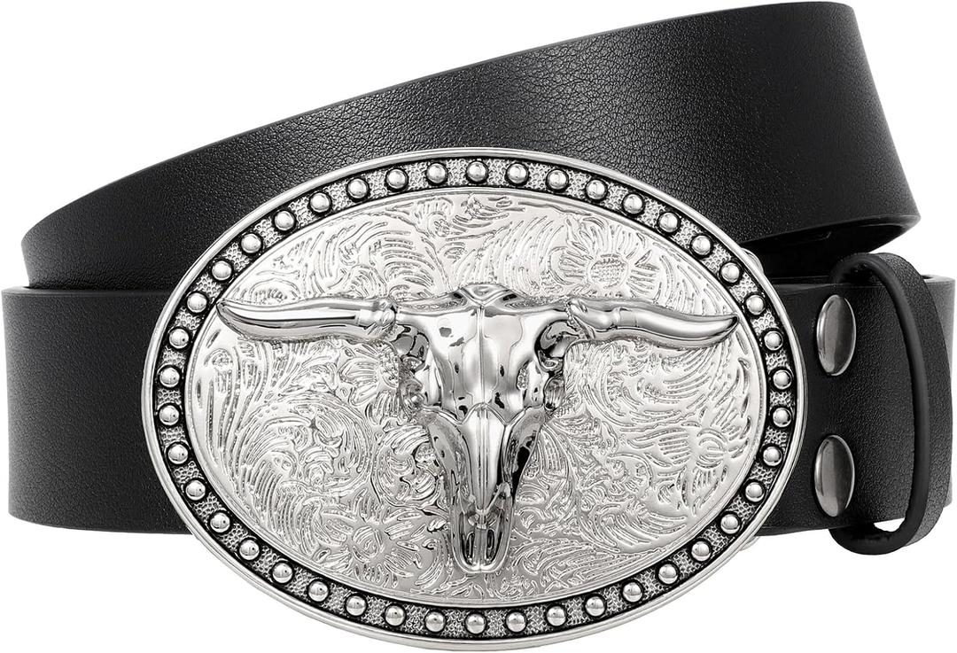 BELTROAD Cowboy Cowgirl Belts for Women Men Western Belts for woman Rhinestone Belt With Western Buckle
