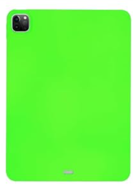 UUcovers for iPad Pro 12.9 inch Tablet Case 2022/ 2021/ 2020/ 2018 Model (6th/ 5th/ 4th/ 3rd Generation), Lightweight Soft TPU Back Shockproof Cover Flexible Silicone Bumper Drop Proof Shell, Light Green