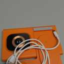 3 in 1 Charging Station for iPhone 17 - Wireless Charger for Apple Products for iPhone 17 16 15 14 13 12 11 Pro Max - Foldable Wireless Charging Station Dock Stand for iWatch Series & AirPods(Orange)