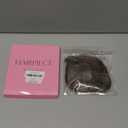 CJL HAIR Large Messy Bun Hair Piece Wavy Curly Scrunchies Synthetic Chignon Ponytail Hair Extensions Thick Updo Hairpieces for Women Dark Brown/Golden Blonde