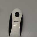 Rechargeable Electric Can Opener for Seniors, Hands Free Safety Automatic Can Opener with Smooth Edge for Left Handed and Arthritic Users, Fits Most Kitchen Cans and the Ideal Gift (Black/White)