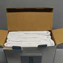 Pack of 2 Cotton Top-Layer Reusable Tuckable Underpads Incontinence Bed Pads Queen 34"X60" Washable 21" Wings (White)