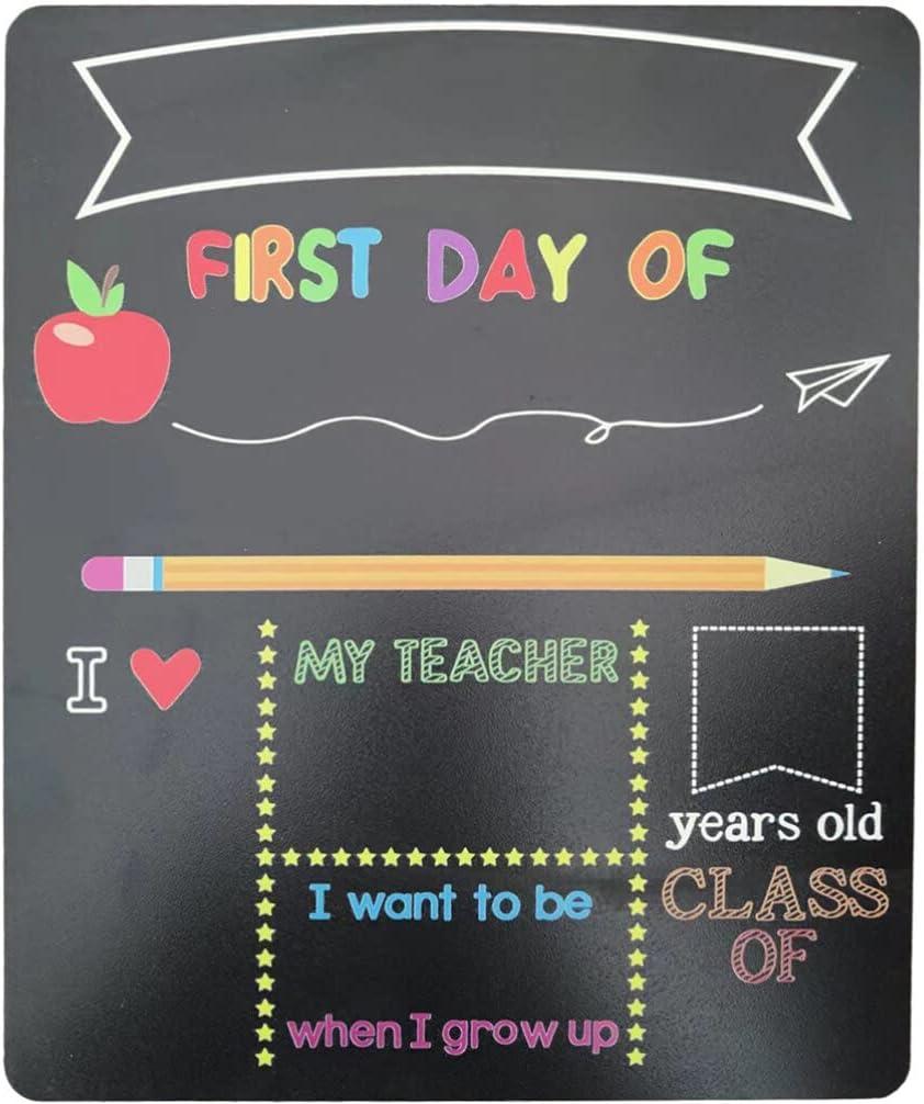 Cabilock Student DIY Blackboard Classroom Chalkboard Decoration Erasable School Sign Board Chalkboard Pendant Password Sign Blackboard for Kids Recording School Sign Easel Child Desktop