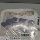 NAISI Couch Covers for Dogs Waterproof Flannel Striped Sofa Cover Pet Friendly Washable Dog Mat for Couch Anti Slip Sectional Sofa Slipcover Protector(2pcs/35"x63"+35"x70",Cream)