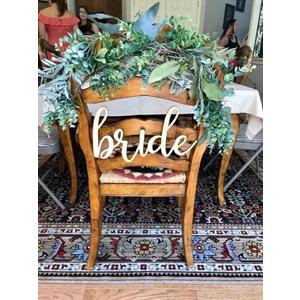 Bride Chair Sign,Bride to Be Party Decorations For Chair,Bridal Shower Chair Sign for for Bachelorette Engagement Wedding Bridal Shower Party Supplies